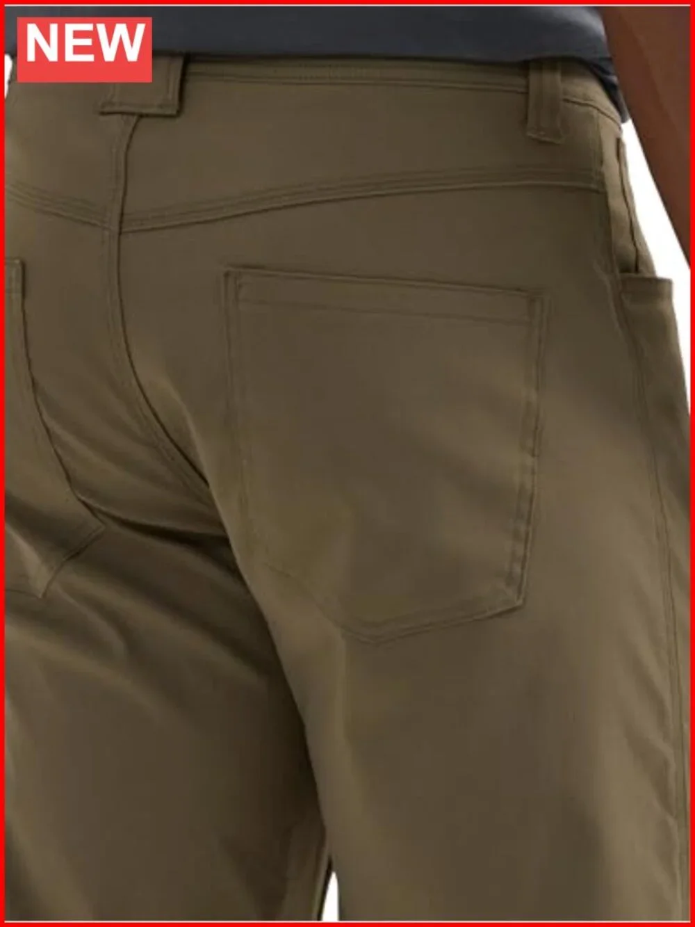 Men's Performance 5 Pocket Outdoor Pant - Stretch Nylon Blend, Straight Fit,
